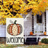 Louise Maelys Welcome Fall Garden Flag 12x18 Double Sided, Small Burlap Autumn Pumpkin Football Garden Flag Fall Thanksgiving Outside Outdoor Hous...