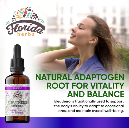 Eleuthero Tincture, Organic Eleuthero Extract (Siberian Ginseng, Eleutherococcus senticosus)...