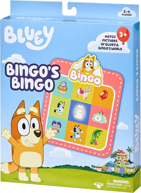 Bluey - Bingo's Bingo Card Game - Fun Matching Game Where You Match Images (13034)...