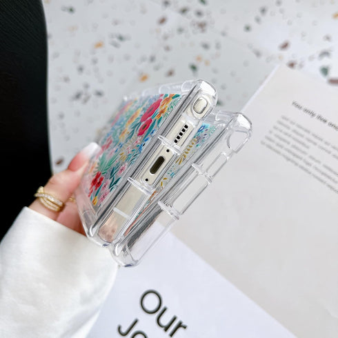 Jmltech S23 Ultra Phone Case, for Samsung Galaxy S23 Ultra Case for Women Girls Flower Soft Silicone Slim Thin Cute Floral Flexible Protective Gir...