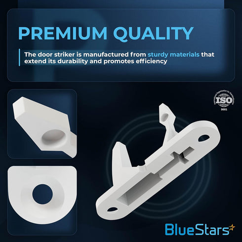 Ultra Durable 131763310 Washer Door Striker Replacement Part by Blue Stars - Easy to Install - Exact Fit for Frigidaire & Kenmore Washers - Replaces 131763300 AP3580441 PS890617