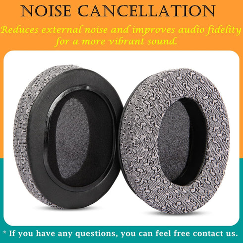 TaiZiChangQin MH670 Upgrade Ear Pads Ear Cushions Memory Foam Replacement Compatible with Cooler Master MH670 MH630 MH650 Headphone Fabric Earpads...