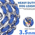HOMIMP Heavy Duty Dog Leash Chew Proof 4 FT, Reflective Dog Leash for Medium Large Dog, Metal Dog Training Leashes with Soft Padded Handle, Strong...