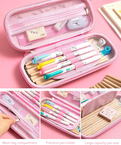 Pencil Case for Kids Girls 3D Whale Large Capacity Waterproof Pencil Box with Compartments Cute Pen Pouch for Kindergarten and School......