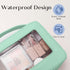 HBselect Clear Makeup Bag Organizer, Portable Travel Toiletry Cosmetic Bag Case for Women, Transparent Zipper Pouches Waterproof, Car Organizer fo...