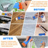 Plastic Blade Scraper, 5PCS Razor Scraper Tool 100PCS Double Edged Blades, Cleaning Scraper Remover for Decals, Stickers, Labels, Caulk, Adhesive,...
