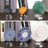 Hipiwe Adjustable Metal Arms Display Stand Easel with Acrylic Base Small Display Easel Holder for Fossil Coral Geodes Rock Mineral Agate Crystals ...
