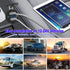 Quick Charge 3.0 12V USB Outlet, 36W Dual USB Car Charger Socket with Power Switch LED Voltmeter, Waterproof Marine Cigarette Lighter Adapter for ...