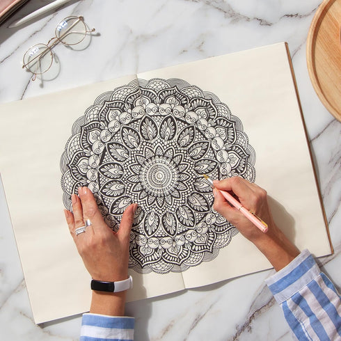 6 Pieces Mandala Dot Painting Tool Stencils Template Set, 4/8/12/16 Segment Creative Mandala Stencils Reusable Painting Stencils for DIY Painting ...