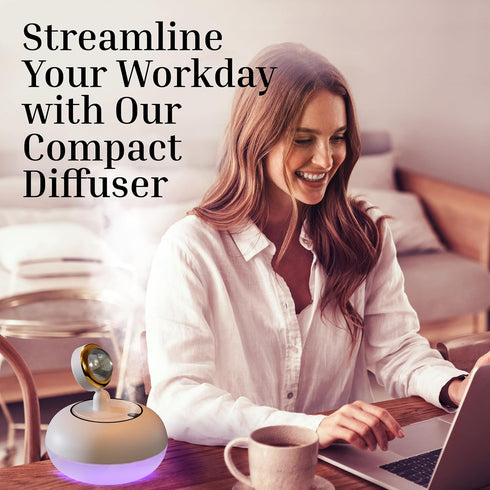 Essential Oil Diffuser, Upgraded Diffusers for Essential Oils Aromatherapy Diffuser Cool Mist Humidifier with Colors Lights Waterless Auto Off for...