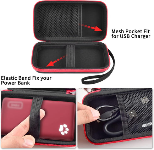 Case Compatible with INIU 10000mAh / for Anker 313 / for Apple MagSafe Portable Charger, Hard Travel Power Bank Battery Pack Storage Bag Fits for ...