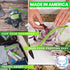 Smelly Proof Reusable Food Storage Bags Designed & MFG, USA MADE, Dishwasher-Safe, Easy-To-Clean, BPA FREE, NO PEVA, Clear FLAT Large 3-mil Thick,...