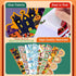 88 Pcs Seasonal Bulletin Board Borders Stickers Fall Halloween Christmas Winter Bulletin Board Trim Border Decor 86ft Seasonal Border Stickers for...