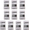 BodyMed TENS/EMS Unit 4 Electrode Pads – Four, 2 x 2 Inch Square Electrodes in Ten Packs – Reusable and Self-Adhesive for Easy Muscle Stimulation ...