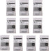 BodyMed TENS/EMS Unit 4 Electrode Pads – Four, 2 x 2 Inch Square Electrodes in Ten Packs – Reusable and Self-Adhesive for Easy Muscle Stimulation ...