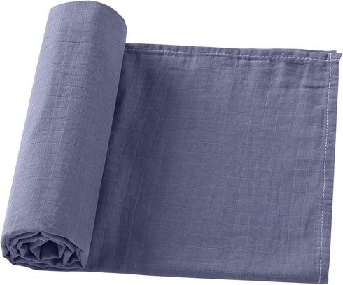 Muslin Swaddle Blankets, Baby Swaddling Blanket for Boys & Girls, Soft Cotton Muslin Swaddles Neutral Receiving Blankets, Large 47 x 47 inches Dee...