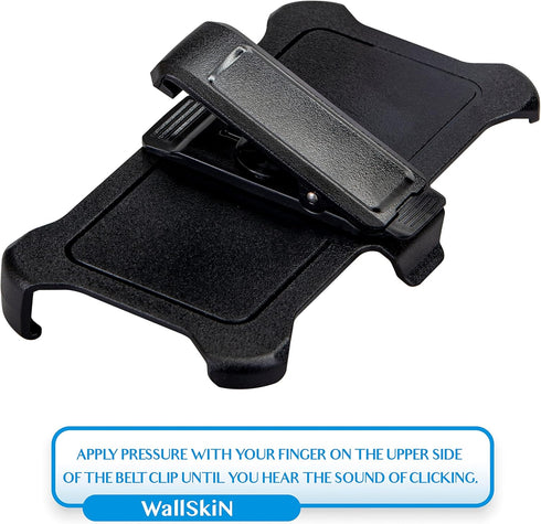 WallSkiN 2 Pack Replacement Belt Clip Holster for Apple iPhone 15 OtterBox Defender Series Case | Clip for Belt Holder (Case Not Included)......
