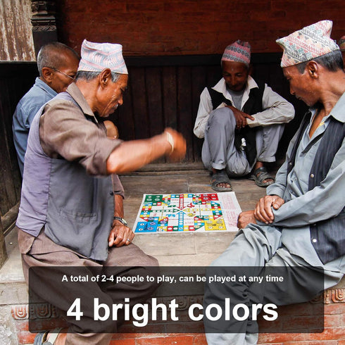 Flight Chess, Portable Board Game Aeroplane Chess Flying Chess Flight Game Set with Oval Box Chess and Leisure Sports Supplies Chinese Flying Ches...