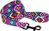 CollarDirect Aztec Dog Leash Nylon Tribal Pattern Cat Pet Leashes for Small Medium Large Dogs Puppy Lead 5 FT Long for Walking (Tribal Magenta, S)...