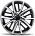Skino 4 x 60mm Universal Black Car Rims Wheel Center Hub Caps C 0...