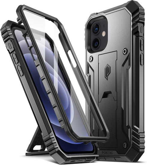 Poetic Revolution Case Compatible with iPhone 12 / iPhone 12 Pro 6.1 inch (2020 Release), Full-Body Rugged Dual-Layer Shockproof Protective Cover ...