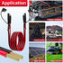 10AWG SAE Extension Cable 10 Gauge SAE to SAE Extension Cord with Two Prong Connectors for Solar RV Automotive (6FT)...