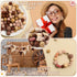 186 Pcs Silicone Beads Bulk Set 12mm Round Rubber Beads, 14mm Hexagon Silicone Beads, 23/20mm Daisy Flower Beads for Keychain Bracelet Necklace Je...