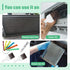 CHENGU 4 Pieces Air Conditioner Fin Cleaner Set 2 Different Fin Comb Condenser Fin Straightener 2 Pieces Coil Cleaning Brush Condenser Fin Comb St...