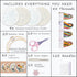 Bonroy 4 Sets Embroidery Kit for Beginners with Instructions,Cross Stitch Kits for Adults with Pattern,Needlepoint Kits for Adult Include Embroide...
