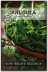 Sow Right Seeds - Arugula Seeds for Planting - Non-GMO Heirloom Seeds with Instructions to Plant a Home Vegetable Garden - Indoors, Hydroponics or...