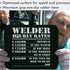 Funny Gag Sarcastic Mousepad Welder Hourly Rate Funny Welding Worker Employees Coworker Men Women Gift Office Poster Black Computer Mouse mat Mous...