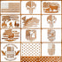 12pcs American Flag Stencil Star Stencils for Painting Union 50 Stars 1776 Military We The People Template for Flag Patriotic Wood Burning Stencil...