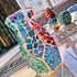 400g/0.88lb DIY Mosaic Tiles for Crafts, Colorful Glass Mosaic Kits for Adults, 280 Pcs Various Shapes Stained Glass Mosaic Tiles,Children Handmad...