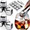 DERGUAM 8 Packs Fast-cooling 304 Stainless Steel Ice Cubes Whiskey Stones Whiskey Rocks With Wine Opener, Nonslip Ice Tong & Freezer Storage Tray ...