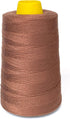 Thick Human Hair Sewing Thread with 3pcs Curl Needles Wig Making Thread 1000 Yards (Light Brown), 140g...