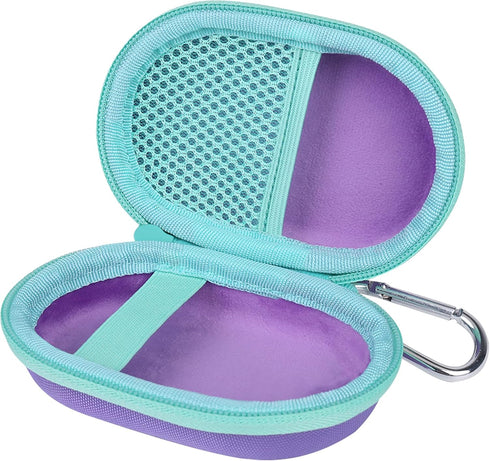 co2CREA Hard Case Replacement for Logitech POP Wireless Mouse, Purple Case + Daydream Mint Zipper...
