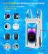 Universal Oversized Floating Waterproof Pouch with Lanyard,Underwater Dry Bag for iPhone 15 14 13 12 11 Pro Max XS XR X,Samsung Galaxy S24,Google ...