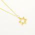 925 Sterling Silver Matte Brush Star of David Pendant Necklace 18 inch...