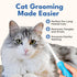 Dog & Cat Combs For Grooming Long Haired Cats & Dogs - Top Pet Detangler Brush For Long & Curly Hair - Comb Removes & Prevents Matted Fur - Perfec...