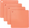 Smithcraft Silicone Trivets for Hot Dishes, Pots and Pans, Hot Pads for Kitchen, Orange Silicone Pot Holders Mats for Kitchen Quartz Counter Heat ...