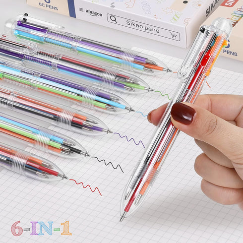 24 Pack Multicolor Pens, Classroom Prizes, Goodie Bag Stuffers for Kids Grils, Valentines Day Cool Gifts...