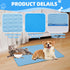 Dog Cooling Mat, Pet Sleeping Pad Washable Bed Crate Mat, Ice Silk Cooling Mat for Extra Large Dogs, Cats, Kids and Adults,Non-Slip&Foldable-40 x ...