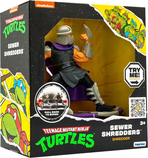 Teenage Mutant Ninja Turtles 5" Sewer Shredders Classic Edition Shredder Ages 3+ Action Figure...