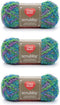 Red Heart Scrubby Capri Yarn - 3 Pack of 85g/3oz - Polyester - 4 Medium (Worsted) - 78 Yards - Knitting/Crochet......