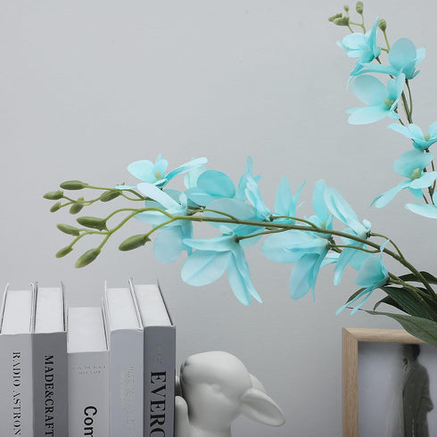 10 Pack Artificial Orchid Flowers, Fake Dancing Lady Orchid Butterfly Flower for Wedding Home Office Party Hotel Restaurant Patio or Yard Decorati...