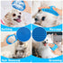 3PCS Dog Bath Brush, Dog Scrubber for Bath, Dog Bath Supplies, Dog Shampoo Brush with Adjustable Ring Handle, Bathing and Massaging Brush Christma...