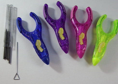 4 Twist N Write Mechanical Pencils with Pkg. of 5 Refills, 2mm Lead...