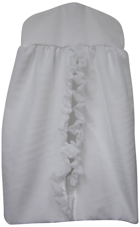 Baby Doll Bedding Layered Crib Diaper Stacker, White...