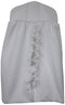 Baby Doll Bedding Layered Crib Diaper Stacker, White...
