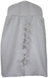 Baby Doll Bedding Layered Crib Diaper Stacker, White...